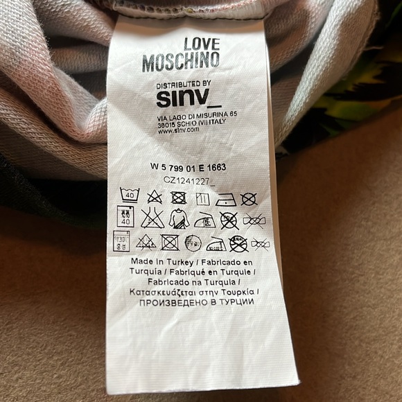 LOVE MOSCHINO Black Jungle Pulse University of Love Moschino Mini Dress - 4 - Picture 11 of 13